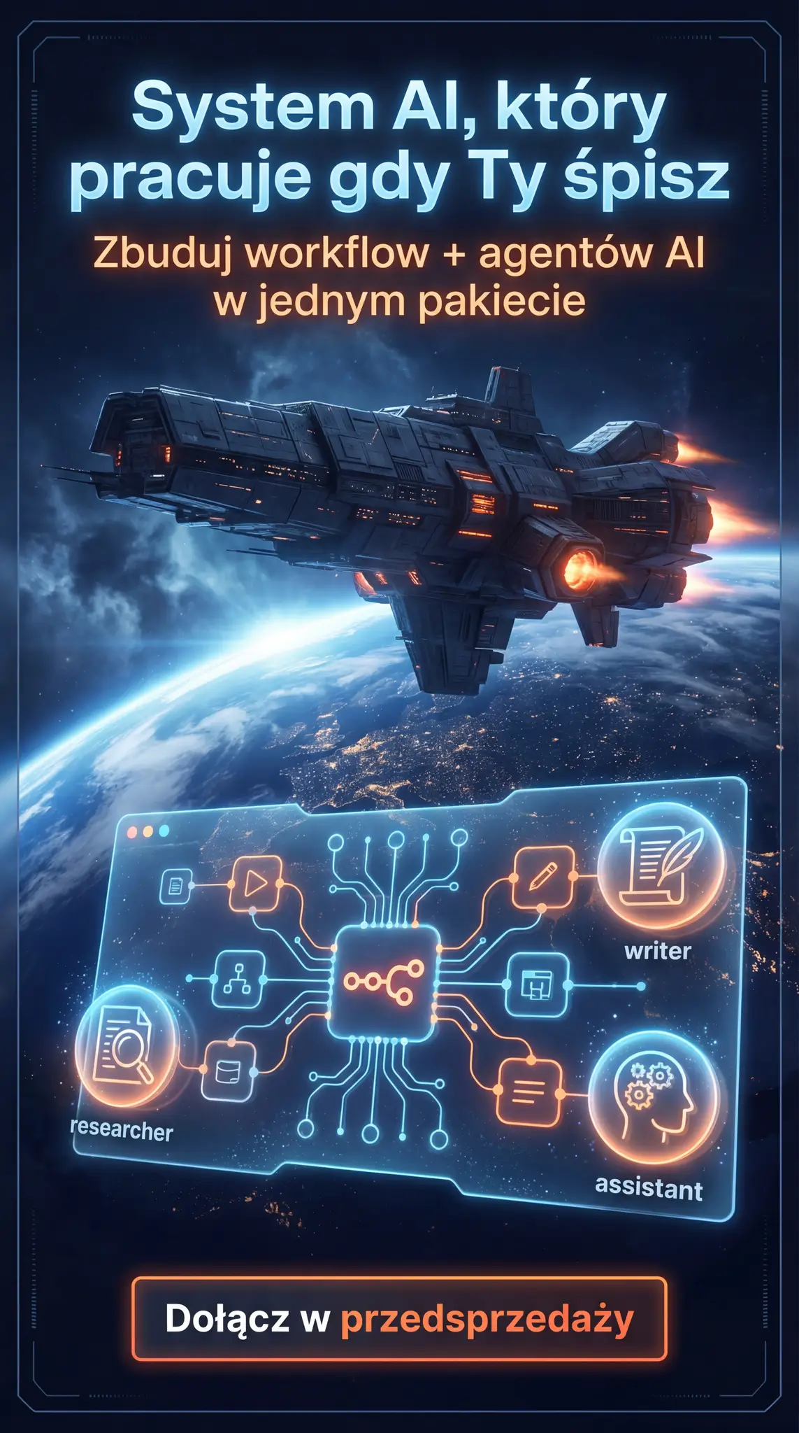 Banner reklamowy- system AI pracuje gdy śpisz