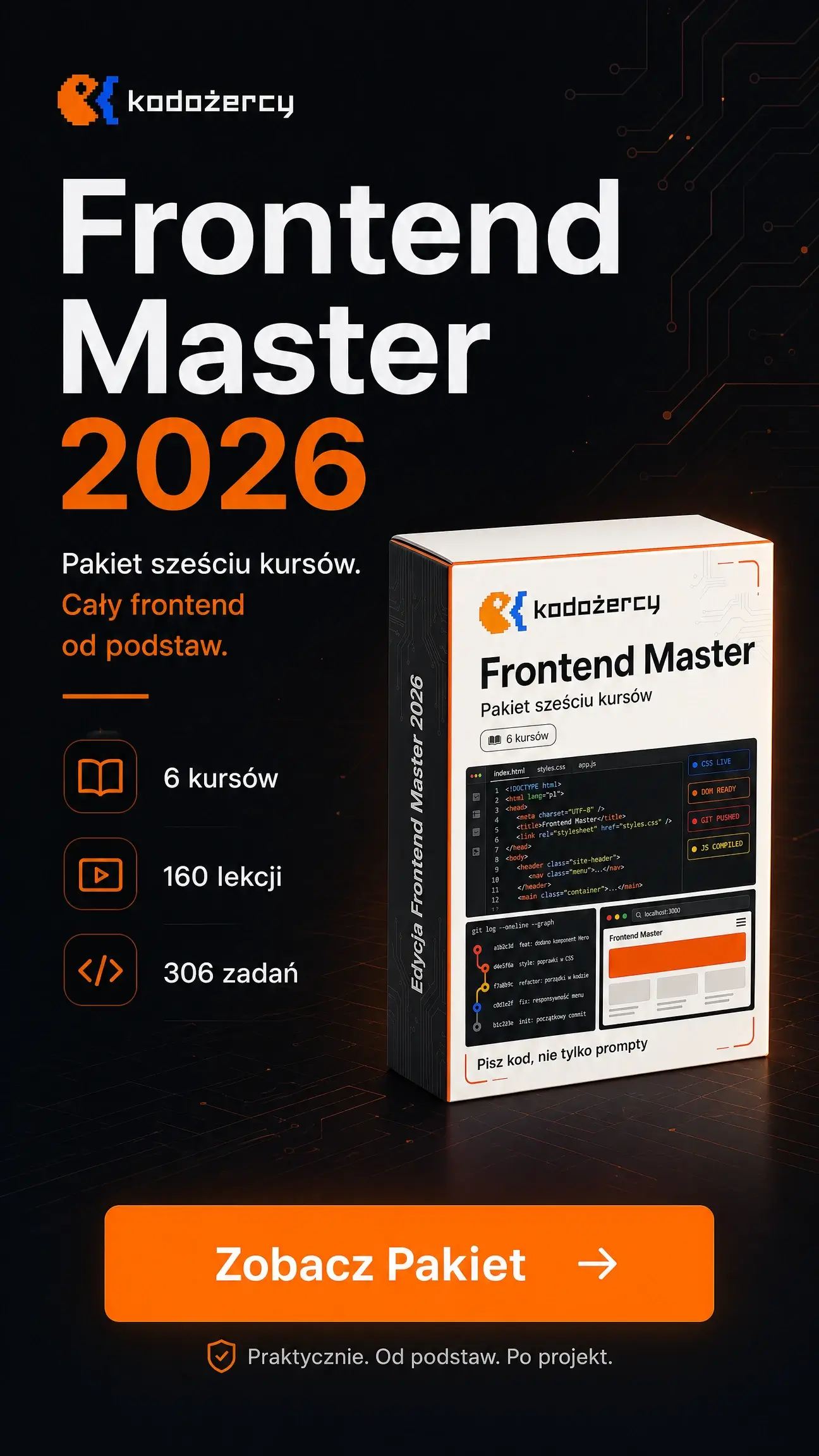 Banner reklamowy Frontend Master 2026